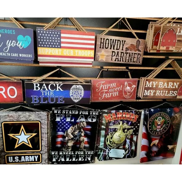 Bienvenidos Wooden Sign, Wall Decor - Picture 11 of 14